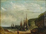 Famous Shore Paintings - Boats on Shore